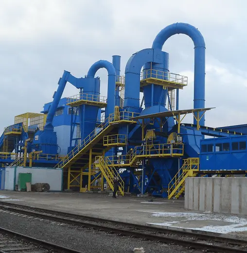 Planta industrial de reciclaje